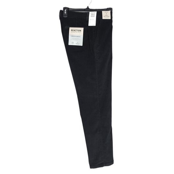 Kenneth Cole Reaction Men's Slim-Fit Stretch Corduroy Pants Black 32x29 NWT - Picture 4 of 4